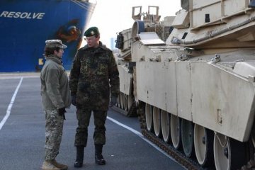 В Європу прибули танки США для стримування російської агресії
