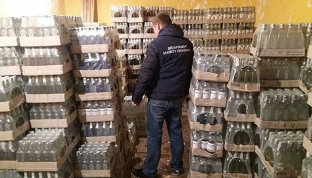 На Київщині вилучили партію алкогольного фальсифікату