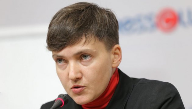 Savchenko to cooperate with Security Service of Ukraine on issue of hostages' release