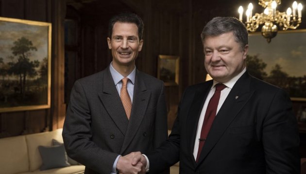 President of Ukraine meets with Hereditary Prince of Liechtenstein for the first time in history of bilateral relations