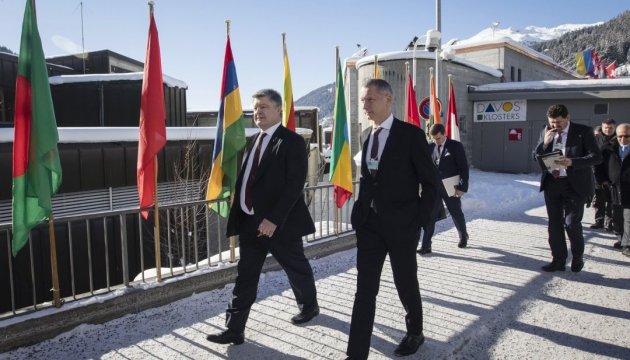 President Poroshenko to meet with IMF Managing Director, UN Secretary-General in Davos