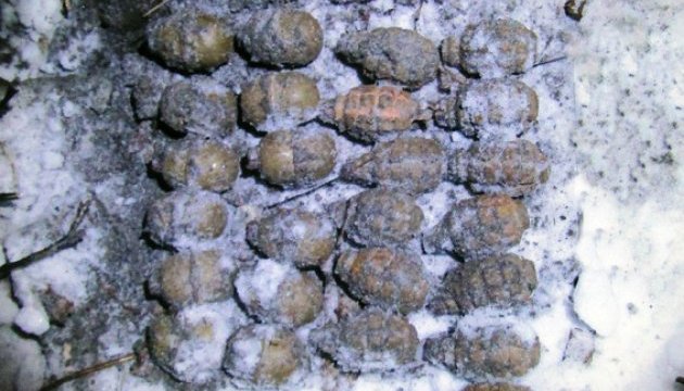 На Житомирщині знайшли схрони із гранатами та запалами