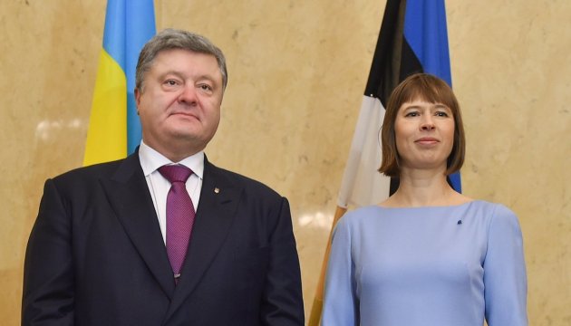 Poroshenko se reunirá con la presidenta de Estonia el 22 de mayo