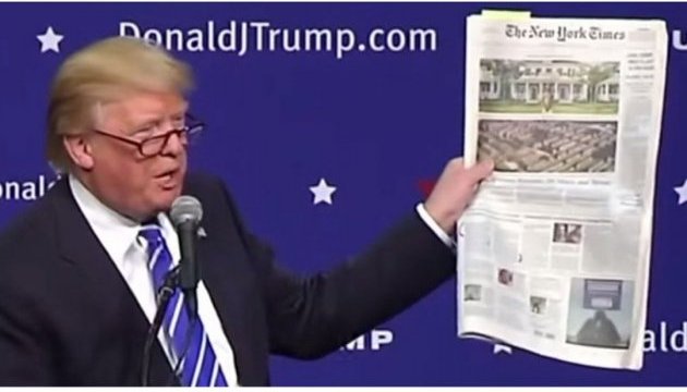 Трамп розкритикував New York Times і Washington Post
