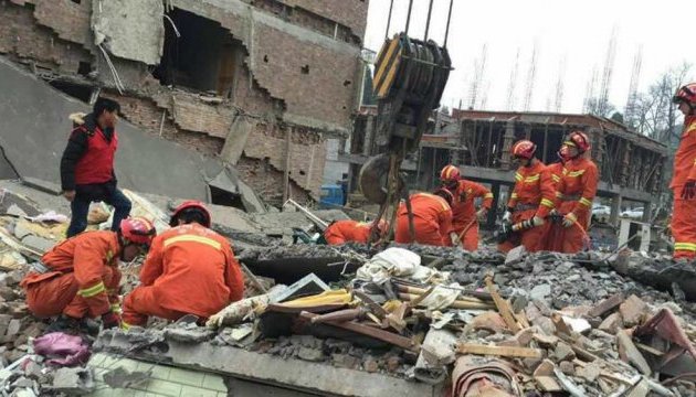 У Китаї обвалилися кілька будинків, дев'ятеро загиблих