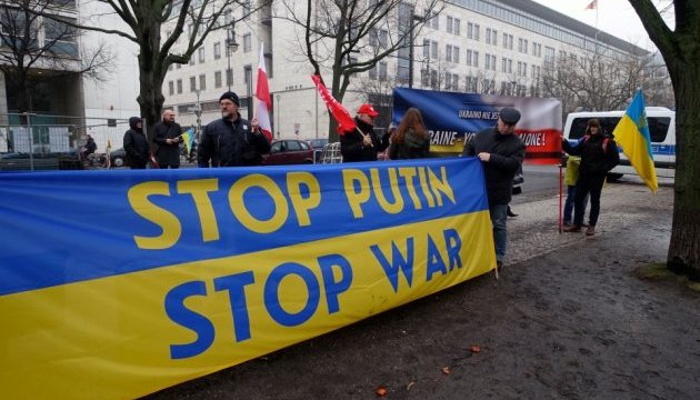 У Берліні пройшла акція проти російської агресії в Україні 