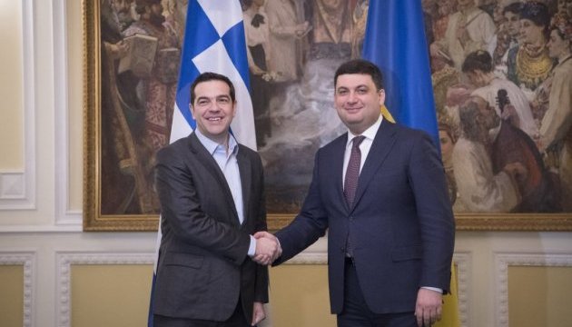 Гройсман начал переговоры с премьером Греции Гройсман начал переговоры с премьером Греции