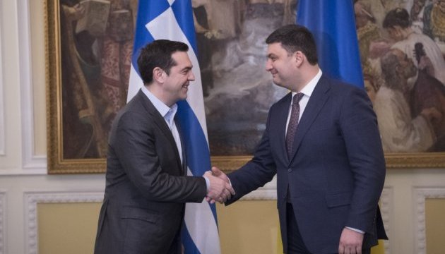 Гройсман розпочав переговори з прем'єром Греції
