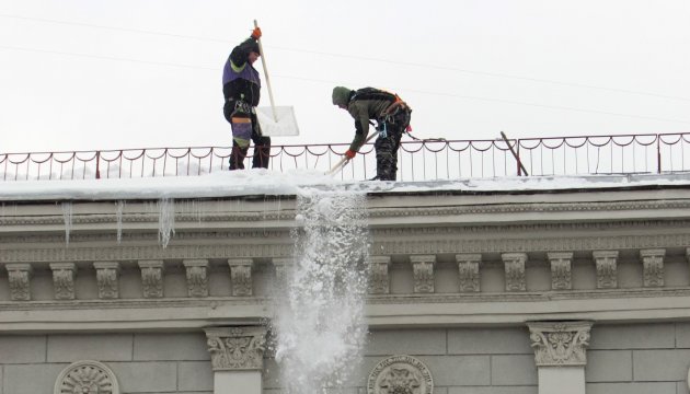 Over 2,000 tonnes of snow removed from streets of Kyiv 