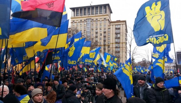 Marsch der „Nationalen Würde“ auf Maidan