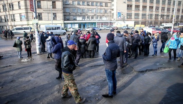 У Запоріжжі реалізатори м'яса перекрили центральний проспект