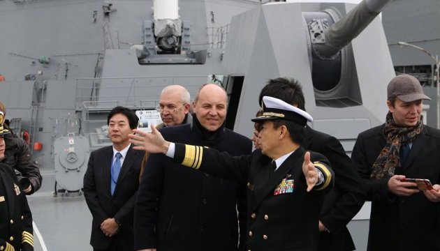 Парубій відвідав японську морську базу