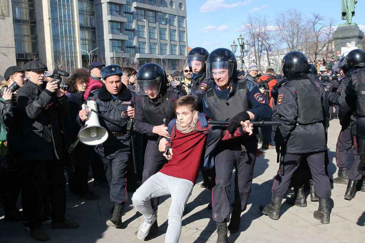 Антикорупційний мітинг в Росії