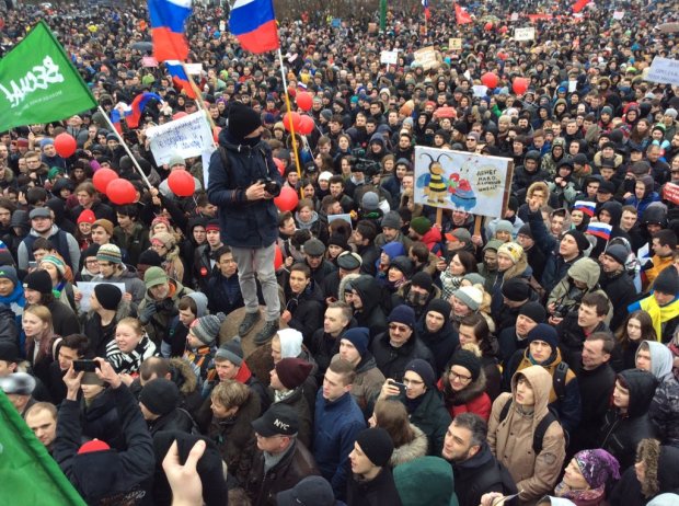 Антиурядові протести в Петербурзі
