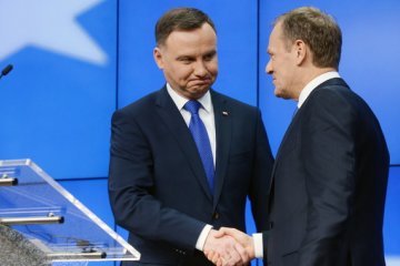 Туск міг би зараз перемогти на президентських виборах Дуду
