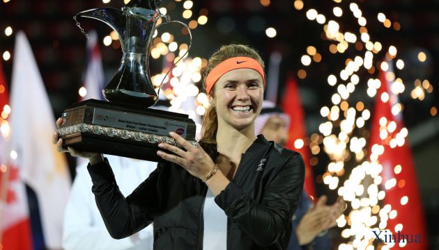Elina Svitolina est devenue la meilleure joueuse de tennis du février