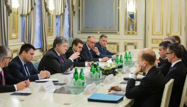 President Poroshenko held meeting with Germany’s Foreign Minister Gabriel