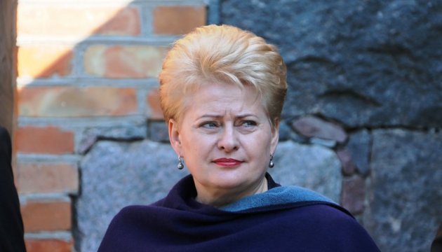 Grybauskaite on Crimea: Freedom may be occupied but can never be taken away 