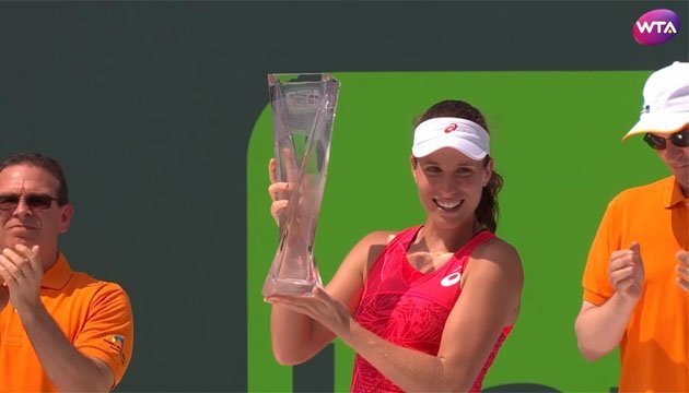 Йоганна Конта виграла тенісний турнір Premier Mandatory в Маямі