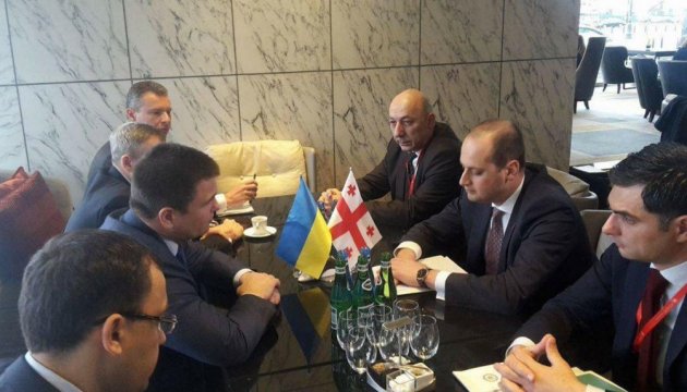 Foreign ministers of Ukraine, Georgia discuss further development of relations between two countries