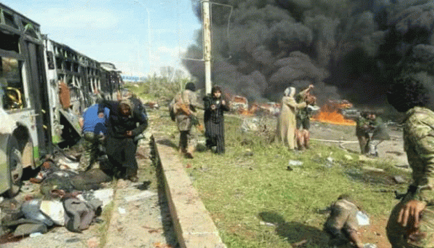 Шахід підірвав автобус під час евакуації в Сирії: 22 загиблих, 48 поранених