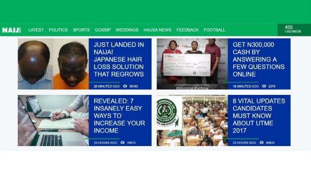 Читайте найважливіші новини Нігерії на порталі Naij.com