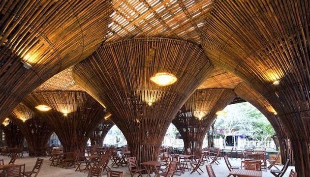 Нещодавно у Таїланді відкрився бамбуковий готель 