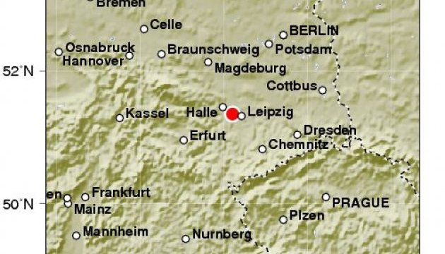 На сході Німеччини стався землетрус