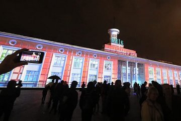 На Поштовій площі стартував Kyiv Lights Festival