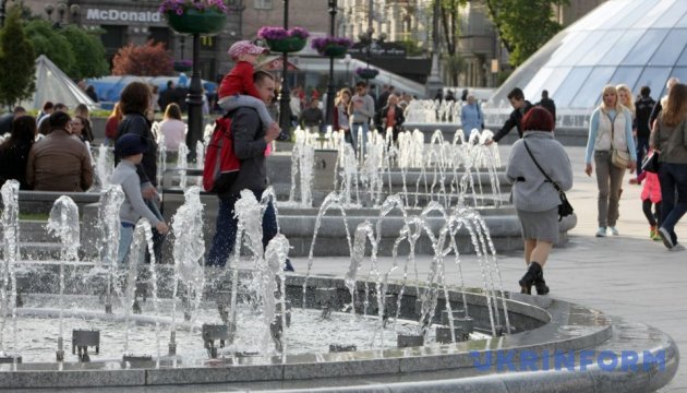 Відсьогодні в Києві запрацюють фонтани