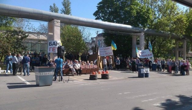 Портовики-протестувальники у Миколаєві вимагали приїзду голови ОДА