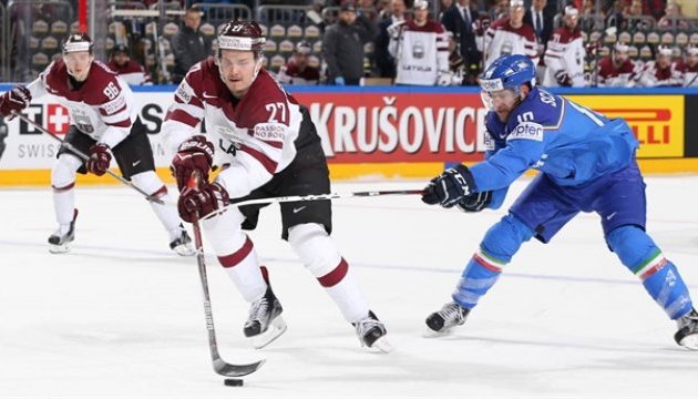 Латвія обіграла Італію на ЧС-2017 з хокею