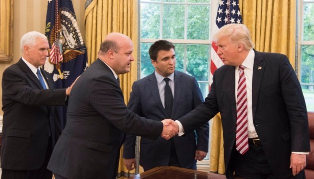 Klimkin trifft sich in Washington mit Trump und Pence