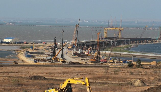 Ukraine to sue Russia over losses from Kerch Bridge construction