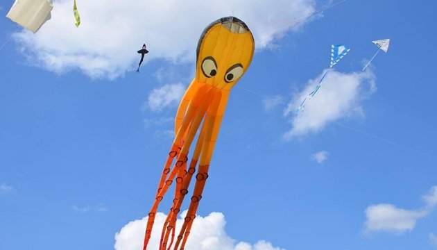 International kite festival held in Ukraine. Photos