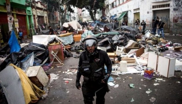 Поліція Сан-Паулу знищила вуличний ринок наркотиків