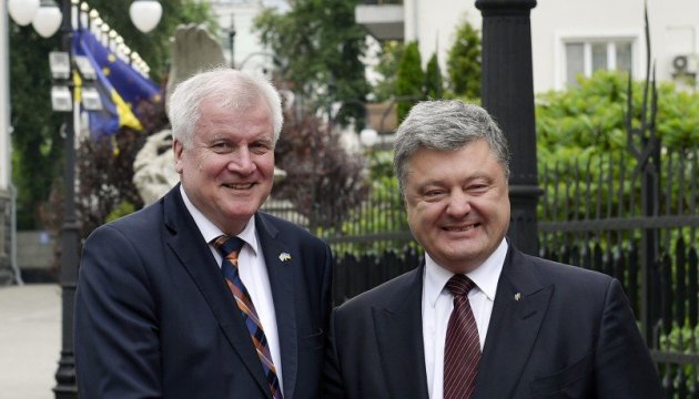 President of Ukraine, PM of Bavaria discuss situation in Donbas 