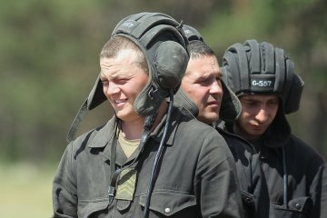 Танкісти Нацгвардії змагалися за звання кращого екіпажу