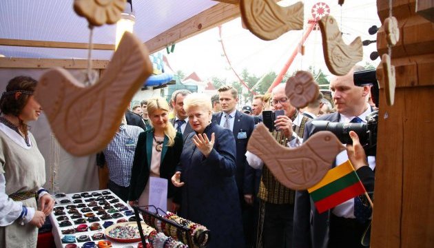 Грібаускайте відкрила у Харкові Дні Литви