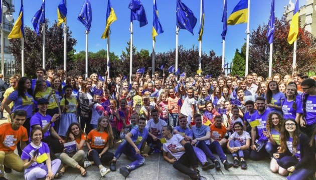 Visafreiheit: Konzert auf dem Europäischen Platz in Kiew
