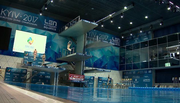 L’équipe ukrainienne a pris la deuxième place au championnat d’Europe de plongeon