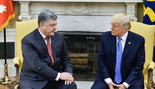 Le Bureau présidentiel confirme l’entretien entre Porochenko et Trump
