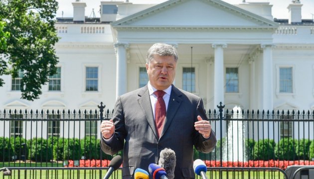Poroshenko: Los Estados Unidos son un socio estratégico de Ucrania