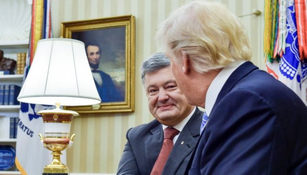 Порошенко сказав, до яких пір у Трампа думають тримати Росію під санкціями