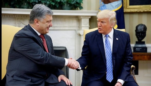 Poroshenko on meeting with Trump: We’ve received strong support from the U.S. 