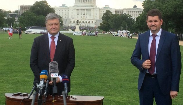 Порошенко: Сьогодні українське питання об'єднує Сполучені Штати Америки