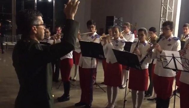 У Бразилії військовий оркестр виконав гімн України