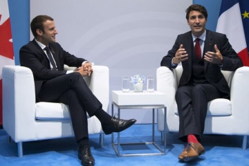 Macron, Trudeau discuss support for Ukraine
