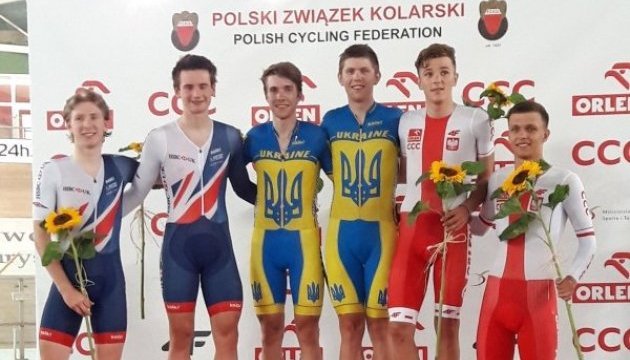 Ucranianos ganan 11 medallas en las competiciones de clasificación de ciclismo en pista en Polonia