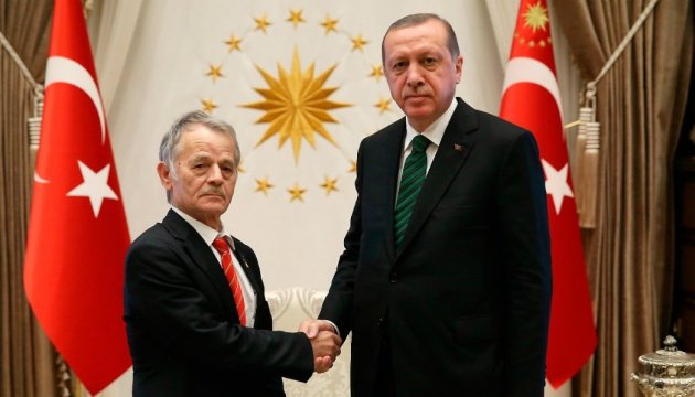 Recep Erdoğan a reçu Moustafa Djemilev